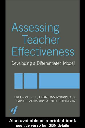 Cover of the book Assessing Teacher Effectiveness by Carrie R. Rich, J. Knox Singleton, Seema S. Wadhwa