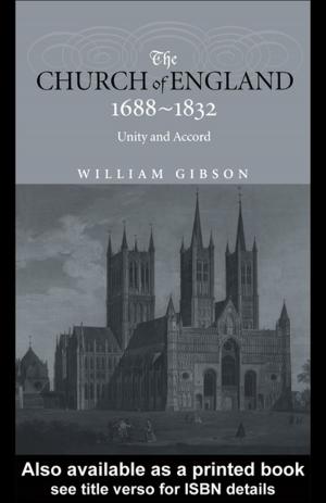 Cover of the book The Church of England 1688-1832 by Hong Shen, Robert L. Hendren