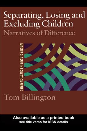 Cover of the book Separating, Losing and Excluding Children by Gordon Cheung