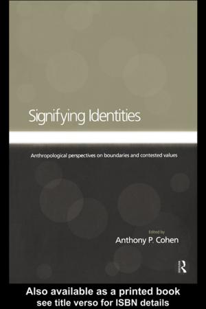 Cover of the book Signifying Identities by 