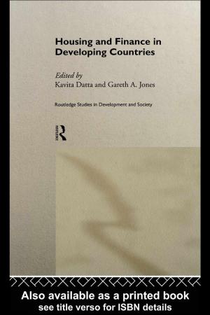 Cover of the book Housing and Finance in Developing Countries by Aleksandra Jordanoska, David O. Friedrichs, Isabel Schoultz