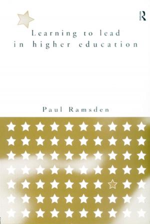 Cover of the book Learning to Lead in Higher Education by Steve Sheward