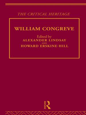 Cover of the book William Congreve by Federico Zanettin, Silvia Bernardini, Dominic Stewart