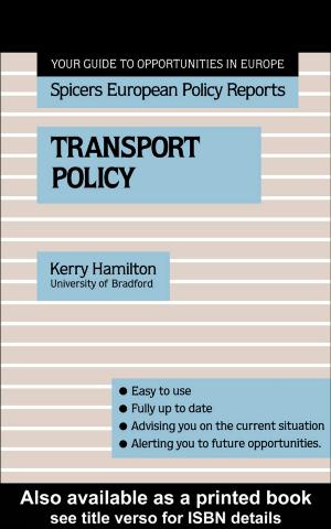 Cover of the book Transport Policy by 