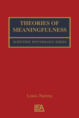 Cover of the book Theories of Meaningfulness by Philip Cox, Robert Miles, W M Verhoeven, Amanda Gilroy, Claudia L Johnson