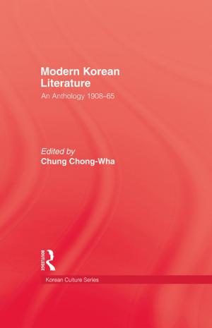 Cover of the book Modern Korean Literature by 