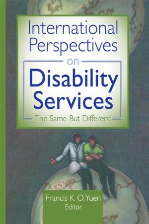 Cover of the book International Perspectives on Disability Services by T.A.J. Nicholson