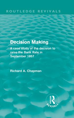 Cover of the book Decision Making (Routledge Revivals) by Willemijn Verloop, Mark Hillen