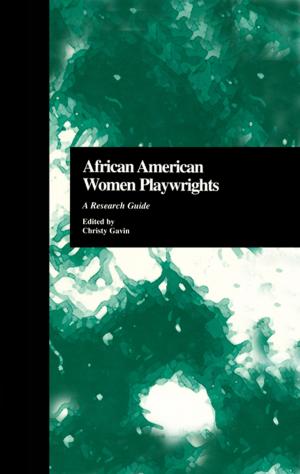 Cover of the book African American Women Playwrights by Carolin Kreber