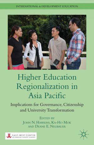 Cover of the book Higher Education Regionalization in Asia Pacific by D. Perry