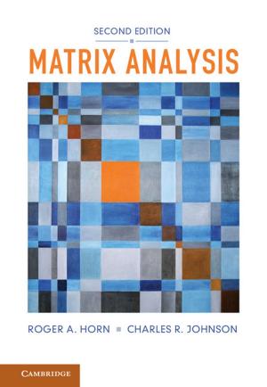 Cover of the book Matrix Analysis by John W. Carroll, Ned Markosian