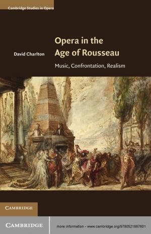 Cover of Opera in the Age of Rousseau