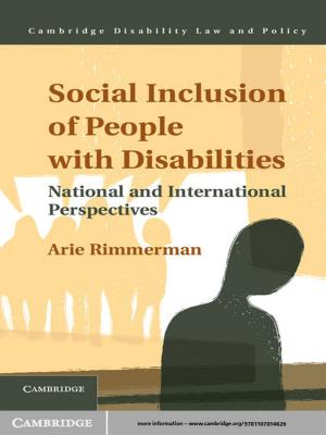 Cover of the book Social Inclusion of People with Disabilities by Subal C. Kumbhakar, Hung-Jen Wang, Alan P. Horncastle