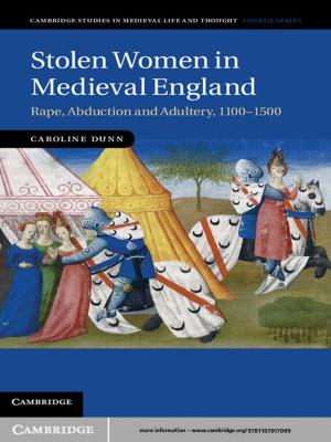 Cover of the book Stolen Women in Medieval England by Professor Roger W. Schmenner