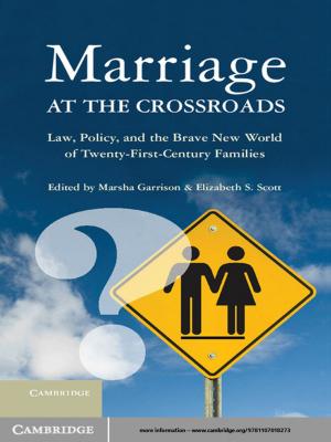Cover of the book Marriage at the Crossroads by Piet Groeneboom, Geurt Jongbloed