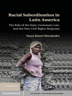 Cover of the book Racial Subordination in Latin America by Elizabeth Keckley, Cosima de Boissoudy