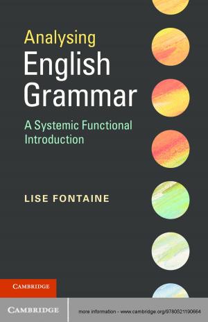 Cover of the book Analysing English Grammar by Stefan Voigt