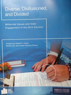 Book cover of Diverse, Disillusioned, and Divided: Millennial Values and Voter Engagement in the 2012 Election