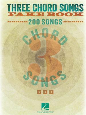 Cover of the book Three Chord Songs Fake Book (Songbook) by Coldplay