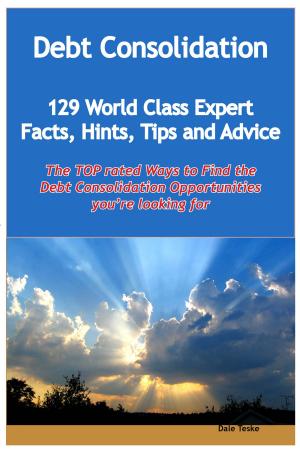 bigCover of the book Debt Consolidation - 129 World Class Expert Facts, Hints, Tips and Advice - the TOP rated Ways To Find the Debt Consolidation opportunities you're looking for by 