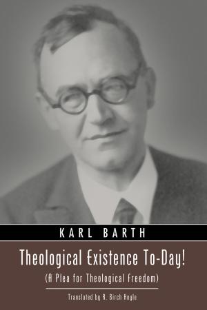 Book cover of Theological Existence To-Day!