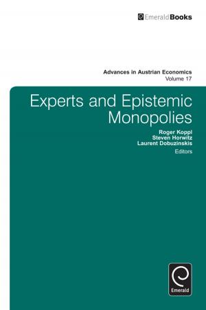 Cover of the book Experts and Epistemic Monopolies by Karin Klenke, Suzanne Martin, J. Randall Wallace