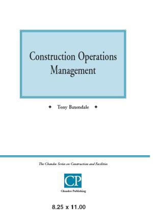 Cover of the book Construction Operations Management by Luís Manuel Cabrita Pais Homem