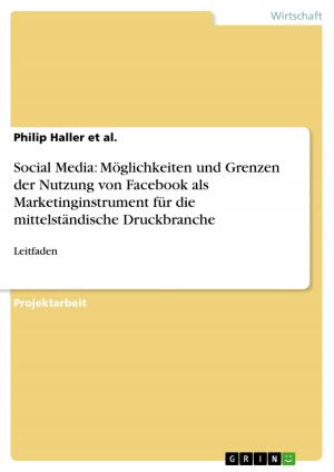 Cover of the book Social Media: Möglichkeiten und Grenzen der Nutzung von Facebook als Marketinginstrument für die mittelständische Druckbranche by Rebecca Mahnkopf