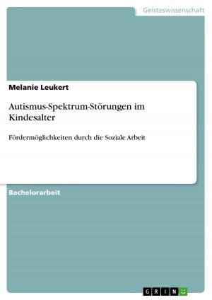 Cover of the book Autismus-Spektrum-Störungen im Kindesalter by Maximilian Spinner