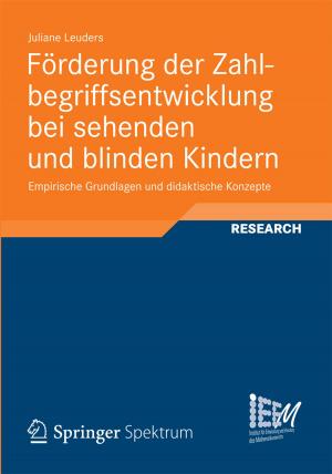 Cover of the book Förderung der Zahlbegriffsentwicklung bei sehenden und blinden Kindern by Johannes Meyer