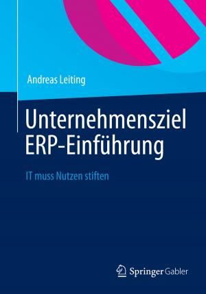 Cover of the book Unternehmensziel ERP-Einführung by Anabel Ternès, Christopher Runge