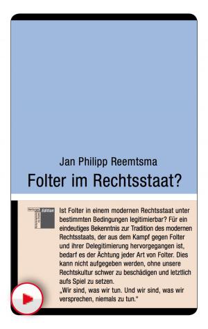 Cover of the book Folter im Rechtsstaat? by Susan Neiman