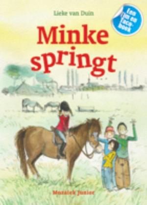 Cover of the book Minke springt by Marinus van den Berg