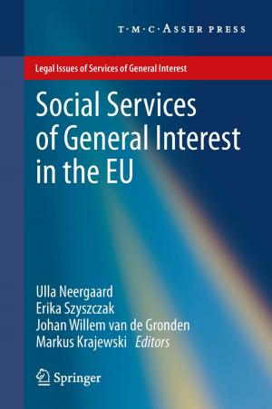 Cover of the book Social Services of General Interest in the EU by Marjolaine Viret