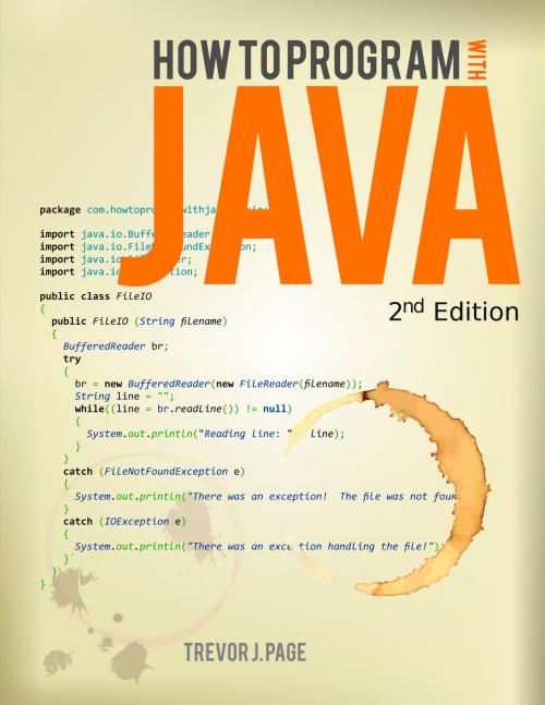 Cover of the book How to Program with Java eBook by Trevor J Page, Trevor J Page
