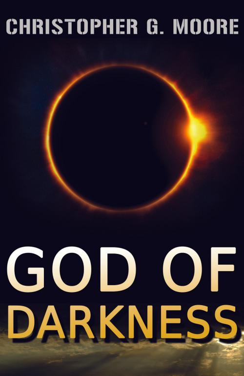Cover of the book God of Darkness by Christopher G. Moore, Heaven Lake Press