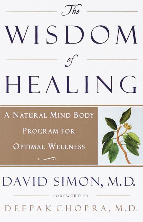 Cover of the book The Wisdom of Healing by David Simon, M.D., Deepak Chopra, M.D., Potter/Ten Speed/Harmony/Rodale