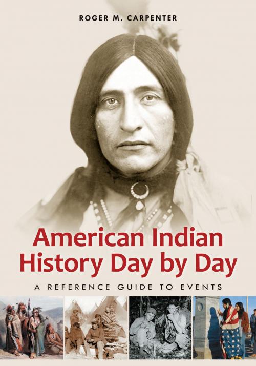 Cover of the book American Indian History Day by Day: A Reference Guide to Events by Roger M. Carpenter, ABC-CLIO