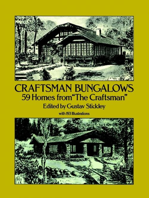 Cover of the book Craftsman Bungalows by , Dover Publications
