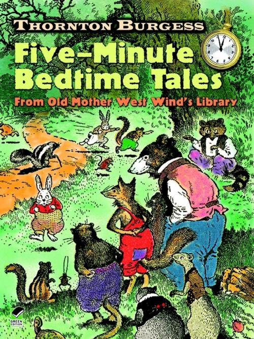 Cover of the book Thornton Burgess Five-Minute Bedtime Tales by Thornton W. Burgess, Dover Publications
