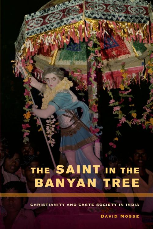 Cover of the book The Saint in the Banyan Tree by David Mosse, University of California Press