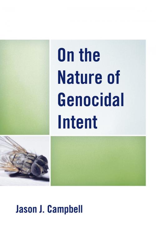 Cover of the book On the Nature of Genocidal Intent by Jason J. Campbell, Lexington Books