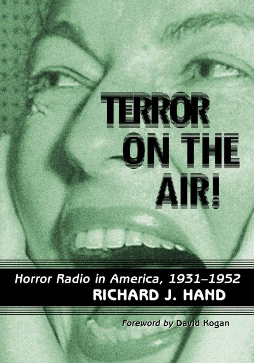 Cover of the book Terror on the Air! by Richard J. Hand, McFarland & Company, Inc., Publishers