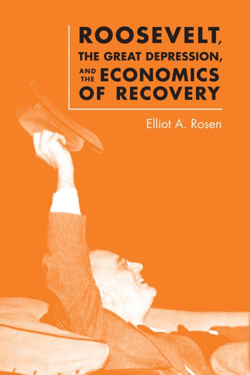 Cover of the book Roosevelt, the Great Depression, and the Economics of Recovery by Elliot A. Rosen, University of Virginia Press