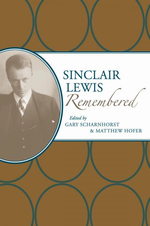Cover of the book Sinclair Lewis Remembered by , University of Alabama Press