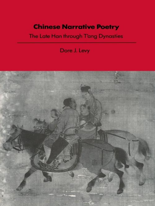 Cover of the book Chinese Narrative Poetry by Dore J. Levy, Duke University Press