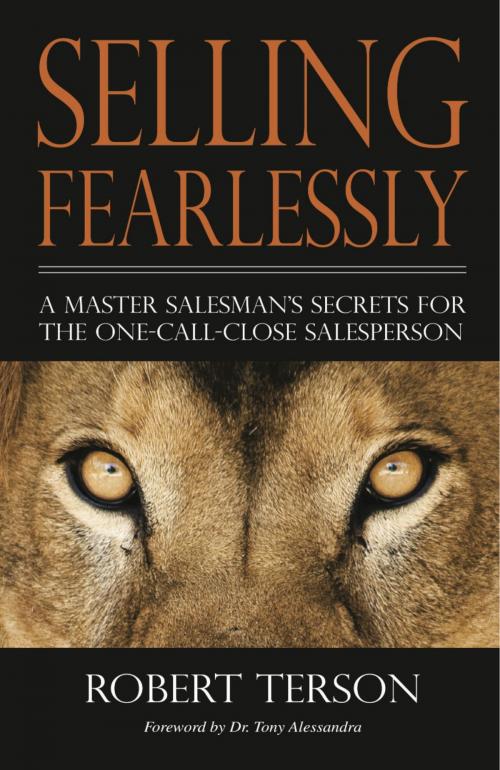 Cover of the book Selling Fearlessly by Robert Terson, Winthrop & Foster Publishing