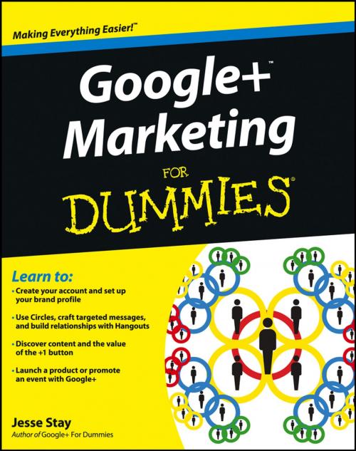 Cover of the book Google+ Marketing For Dummies by Jesse Stay, Wiley