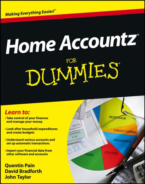 Cover of the book Home Accountz For Dummies by Quentin Pain, David Bradforth, John Taylor, Wiley