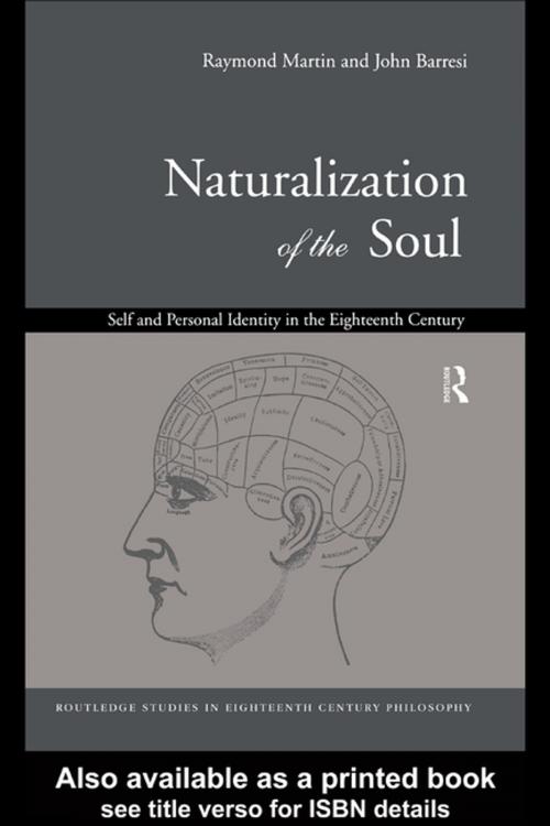 Cover of the book Naturalization of the Soul by John Barresi, Raymond Martin, Taylor and Francis